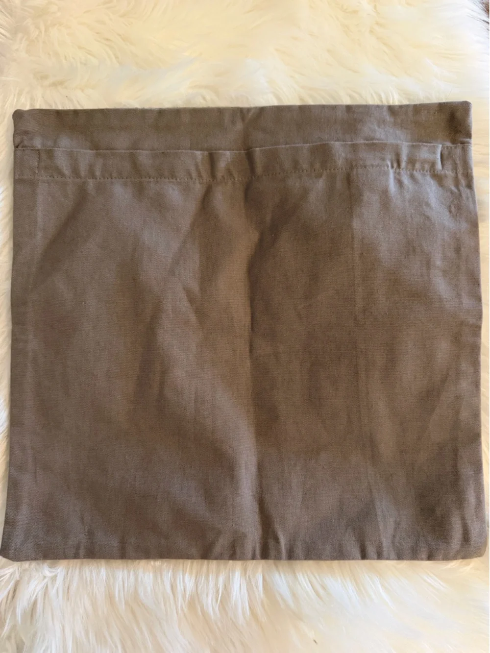 West Elm Gray Red Felt Presents Pillow Cover